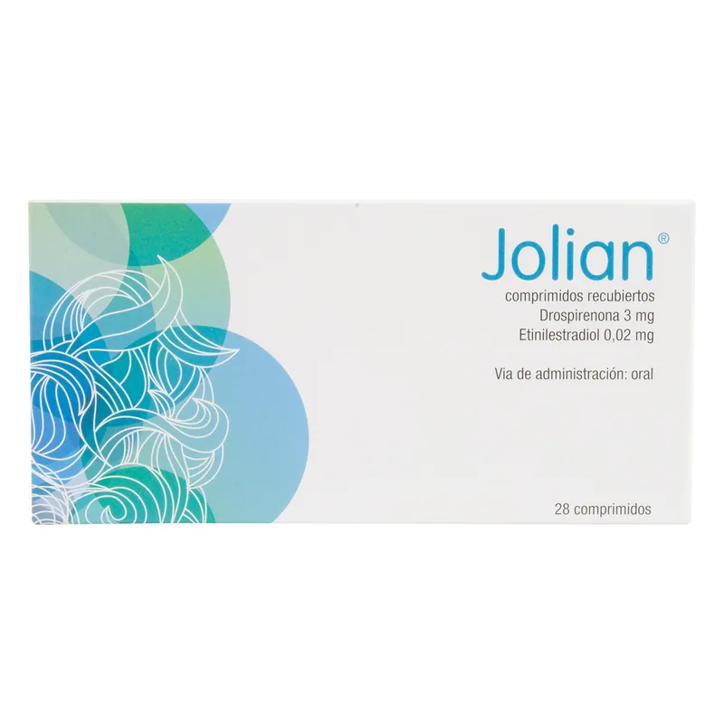 Jolian 3 mg 28 tabletas