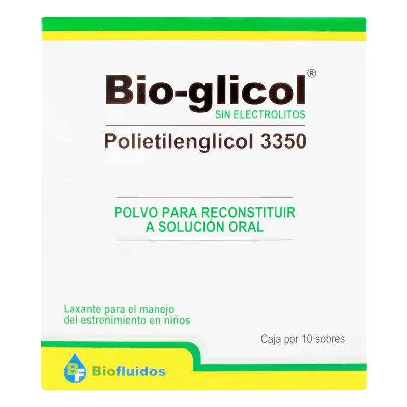 Bio Glicol S Ele niños 8.5 g Polvo 10 sobres
