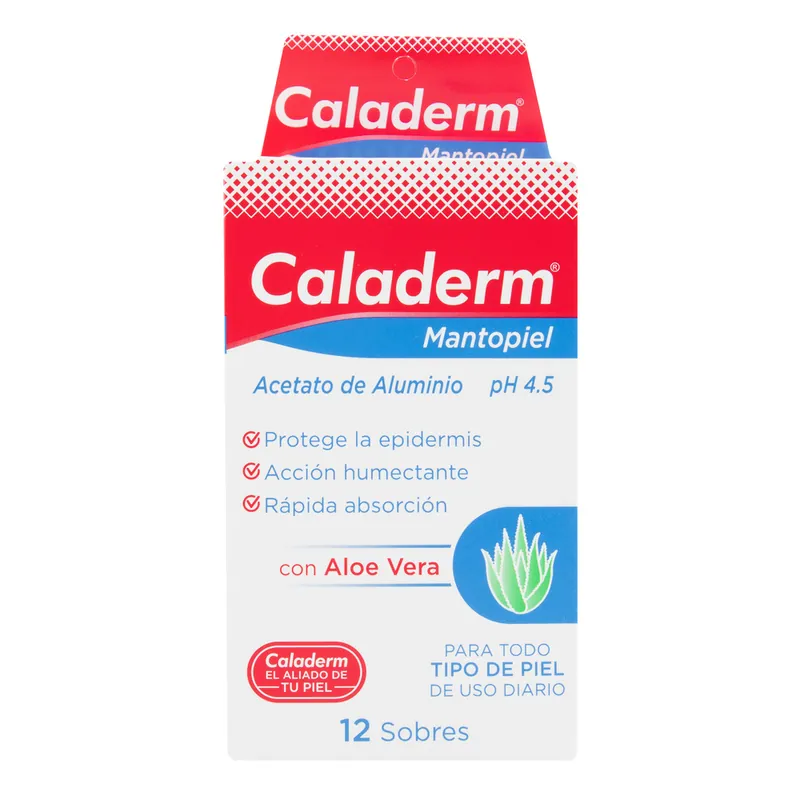 Caladerm Mantopiel Aloe Vera 12 sobres