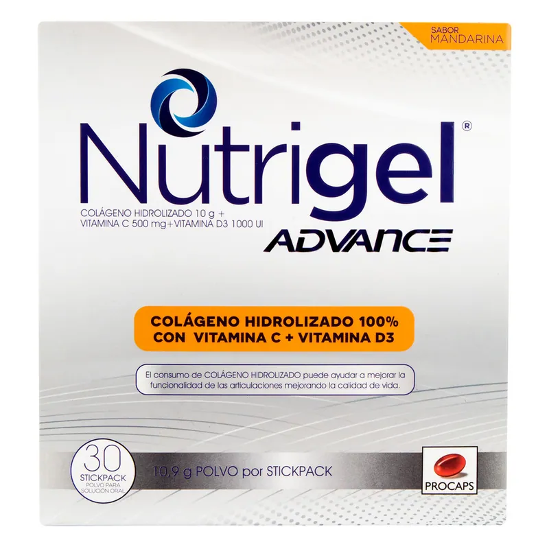Nutrigel Advance Mandari 30 unidades PC
