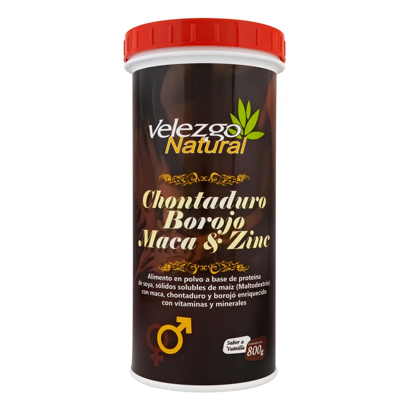 Chontaduro Borojo Maca y Zinc 800 g