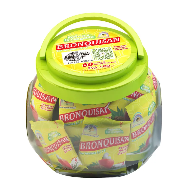 Bronquisan Bombonera 60 sobres 4 tabletas