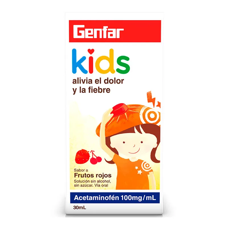 Acetaminofén Kids 100 mg gotas 30 mL GF
