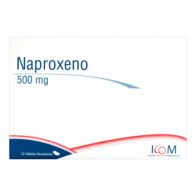 Naproxeno 500 mg 10 tabletas ICOM MQ