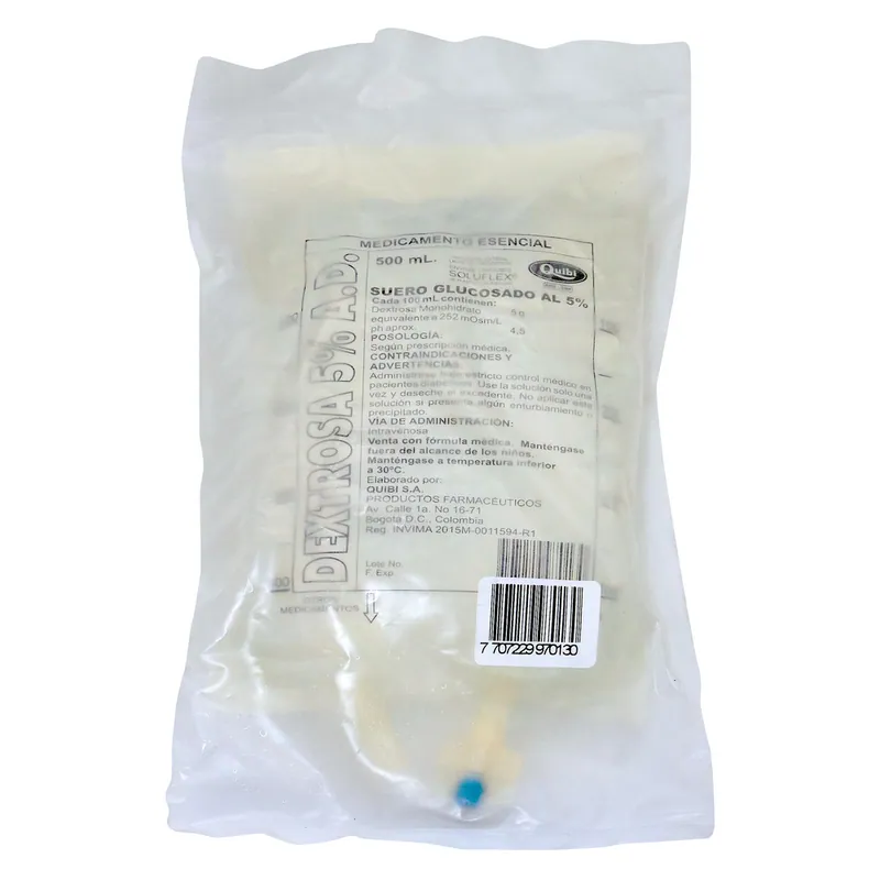 Dextrosa 5% Ad Bolsa 500 mL