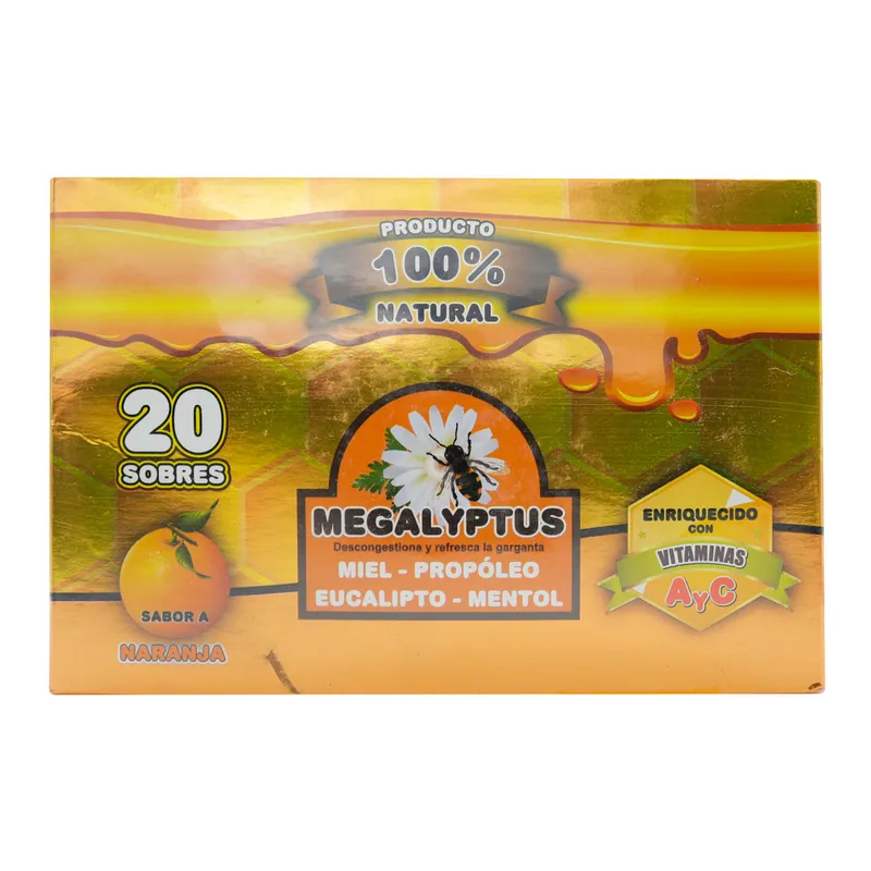 Megalyptus Naranja 400 mg 80 unidades
