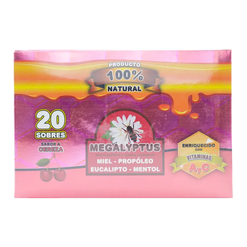 Megalyptus Cereza 400 mg 80 unidades