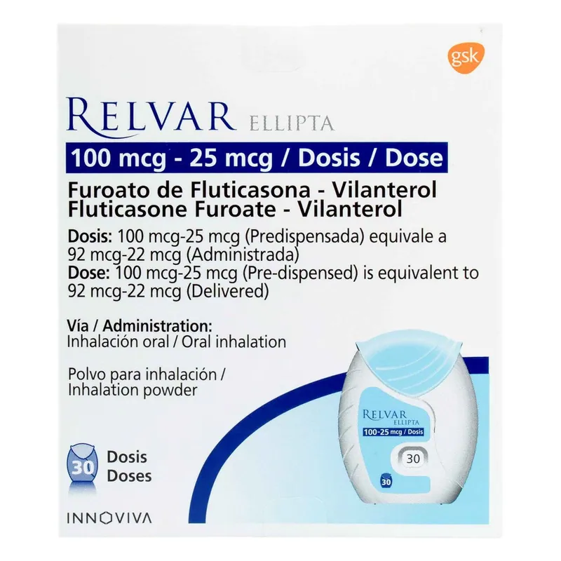 Relvar Ell 100/25 mg 30d