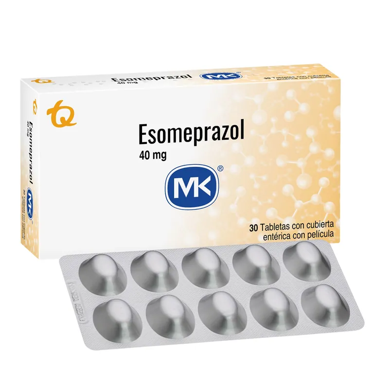 Esomeprazol 40 mg 30 tabletas MK
