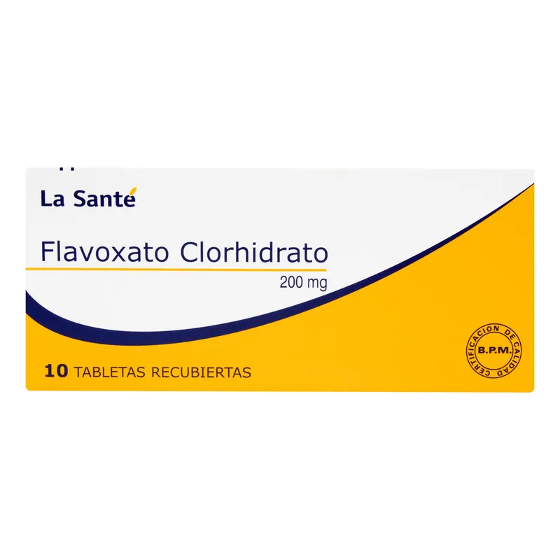 Flavoxato Clorhidrato 200 mg 10 tabletas LS