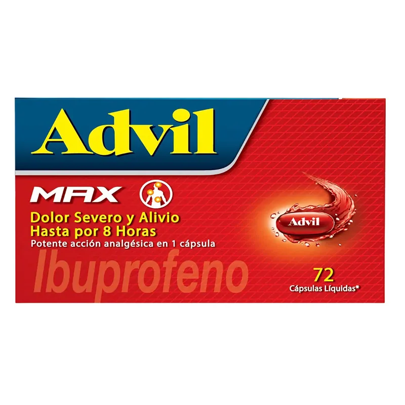 Advil Max 72 cápsulas
