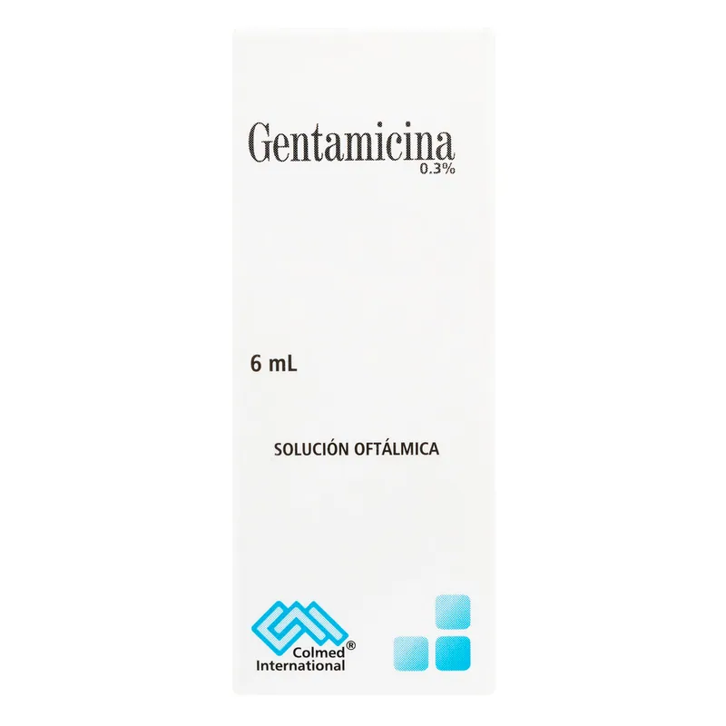 Gentamicina 0.3% oftálmica 6 mL PC