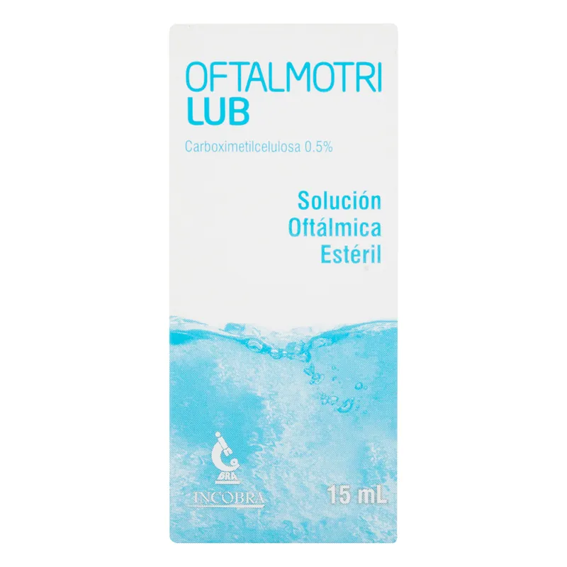 Oftalmotri Lub solución oftálmica 15 mL