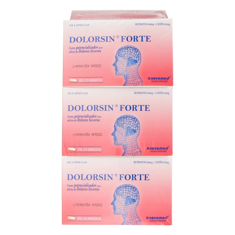 Dolorsin Forte 200 mg 32 cápsulas 2+1