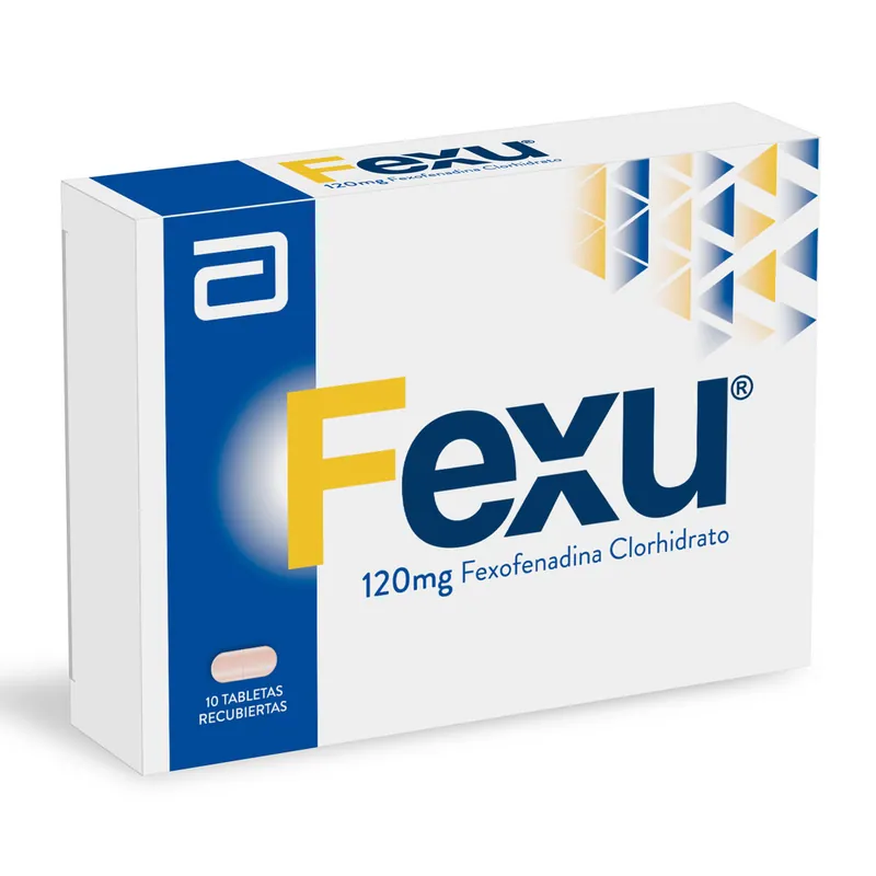 Fexu 120 mg 10 tabletas