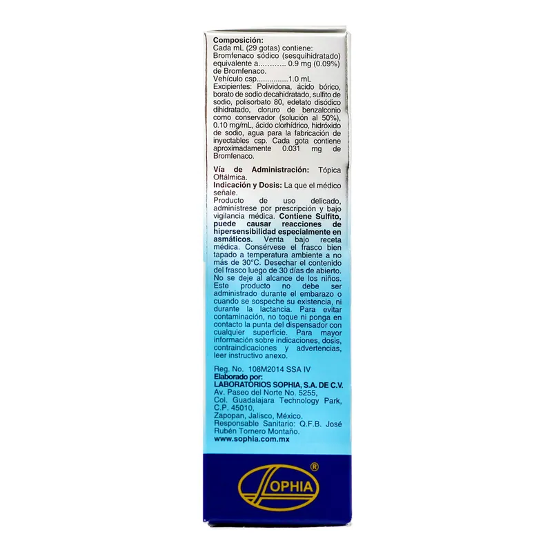 Zebesten solución oftálmico 5 mL