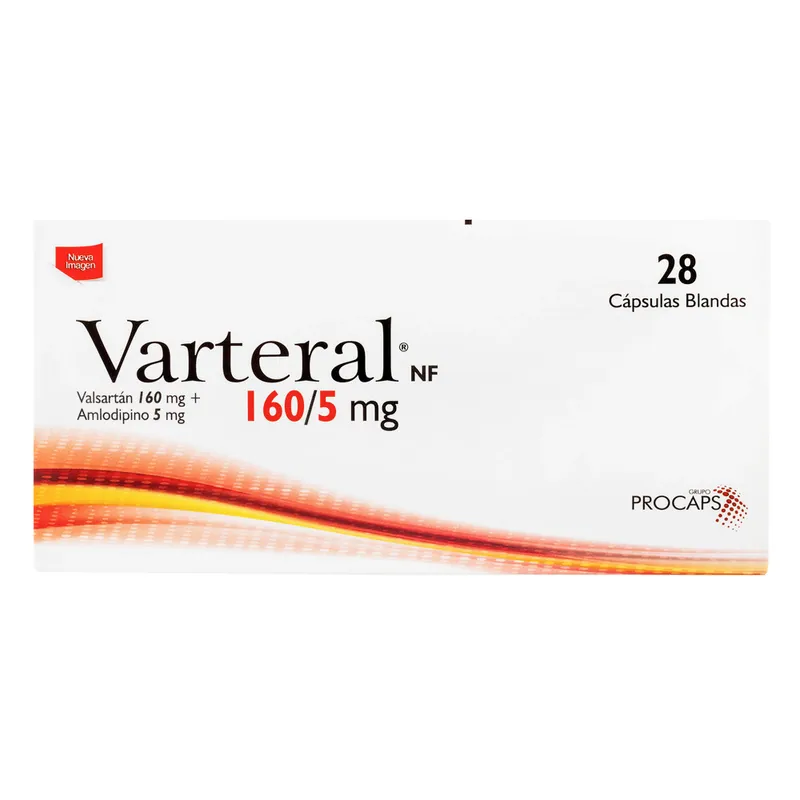 Varteral 160/5 mg 28 tabletas