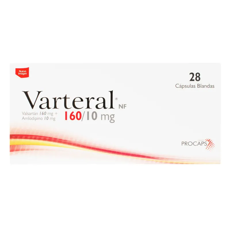 Varteral 160/10 mg 28 tabletas