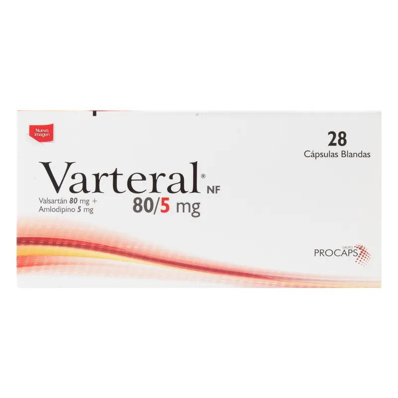 Varteral 80/5 mg 28 tabletas