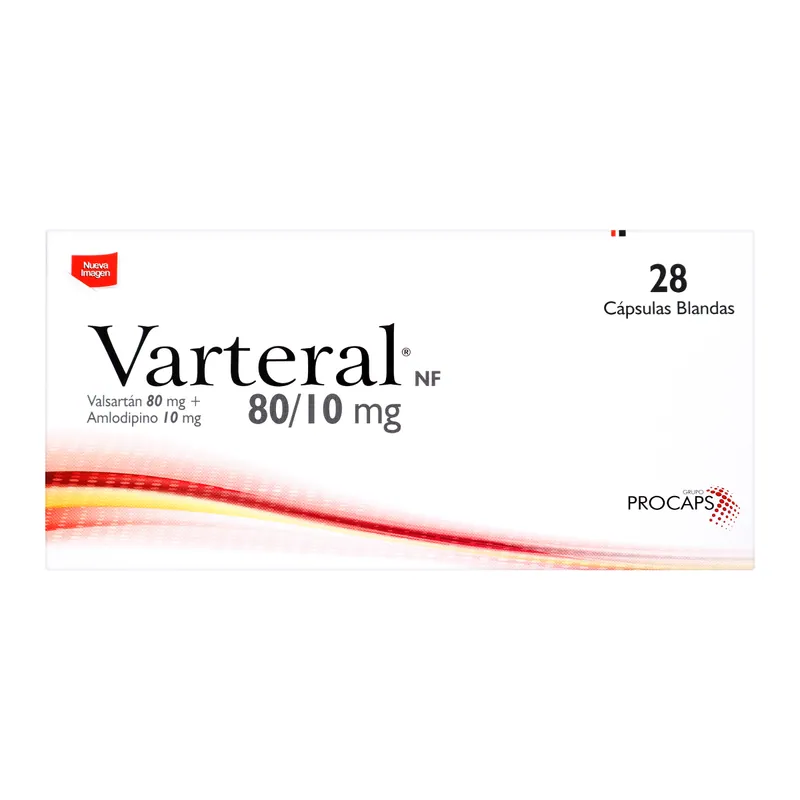 Varteral 80/10 mg 28 tabletas