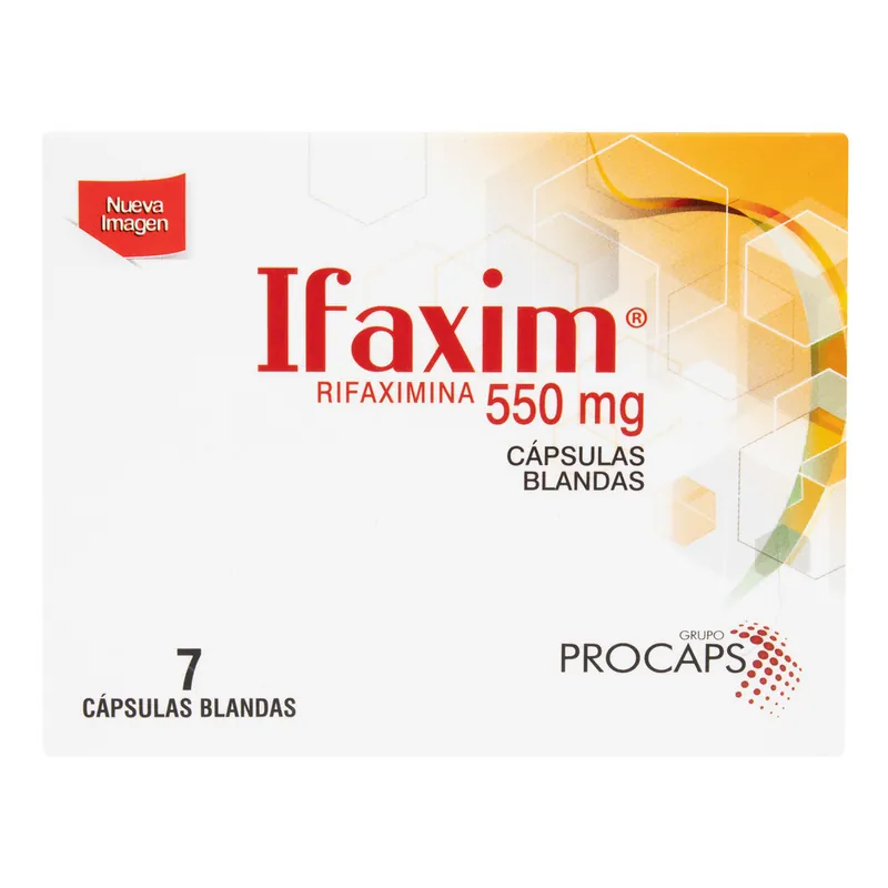 Ifaxim 550 mg 7 cápsulas