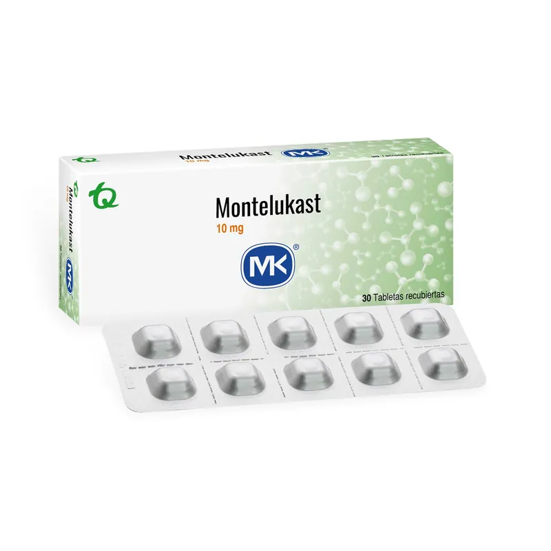 Montelukast 10 mg 30 tabletas MK