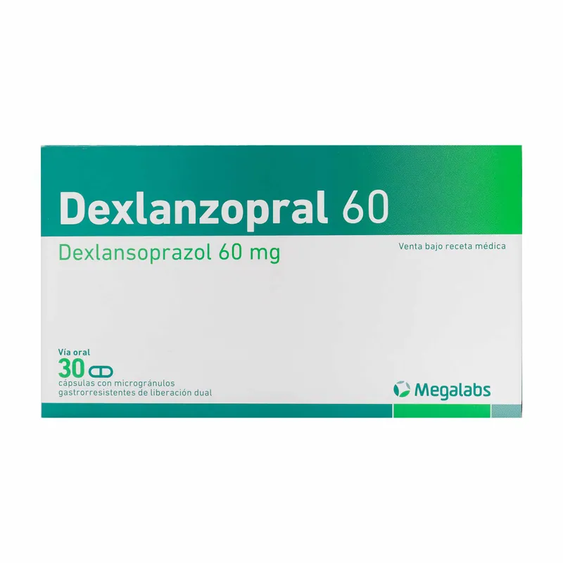 Dexlanzopral 60 mg 30 cápsulas