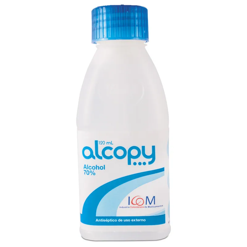 Alcohol antiséptico Alcopy 120 mL unidades