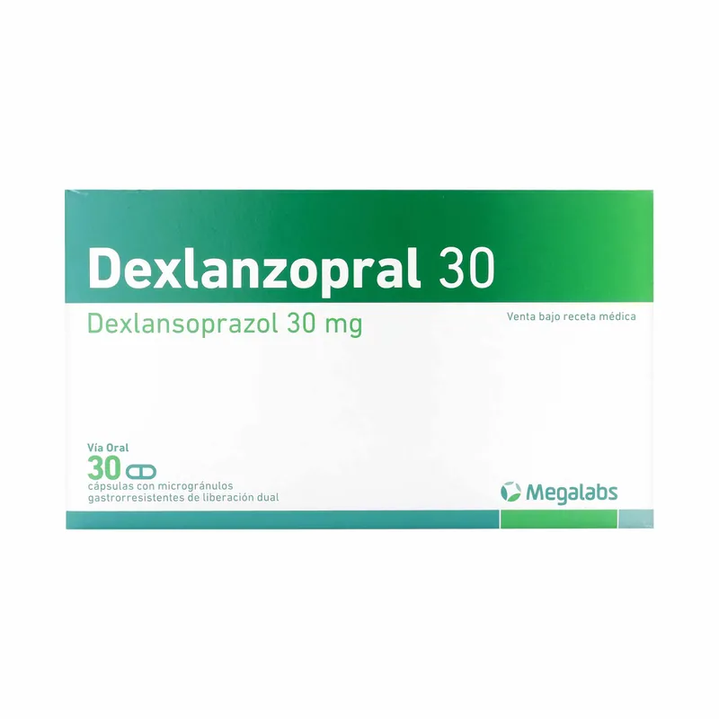 Dexlanzopral 30 mg 30 cápsulas
