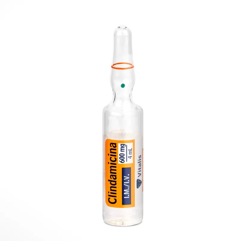 Clindamicina 600 mg/4 mL 10 ampollas VT
