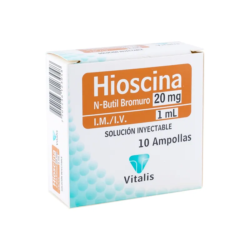 Nbutil Bromuro 20 mg/1 mL 10 ampollas VT