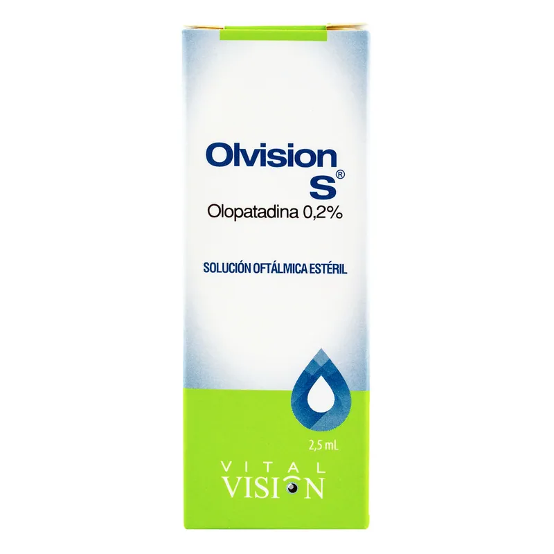 Olvisión S 0.2% oftálmico 2.5 mL VT