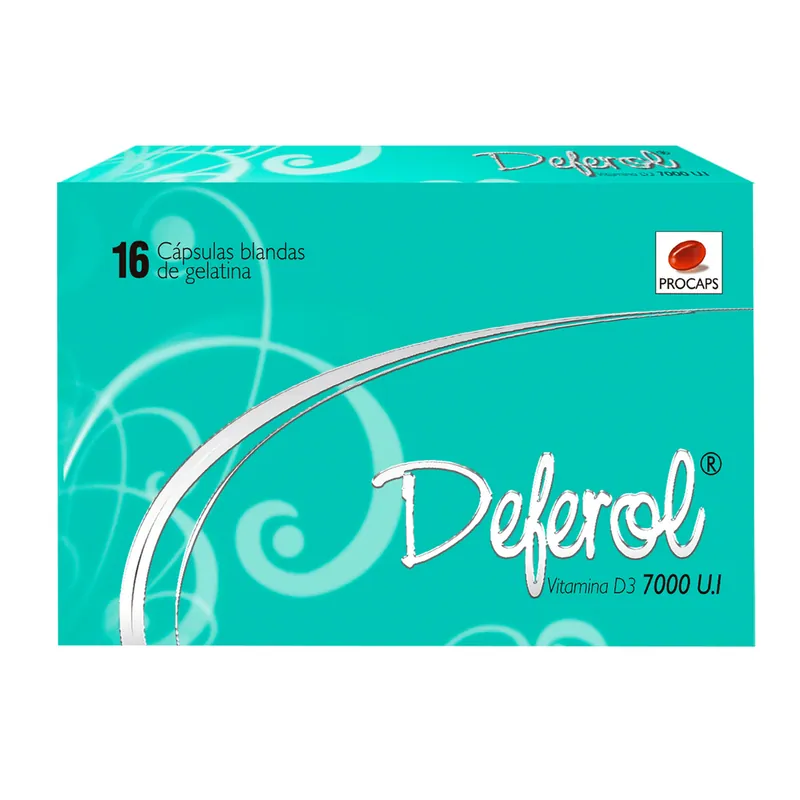 Deferol 7000 UI 16 cápsulas