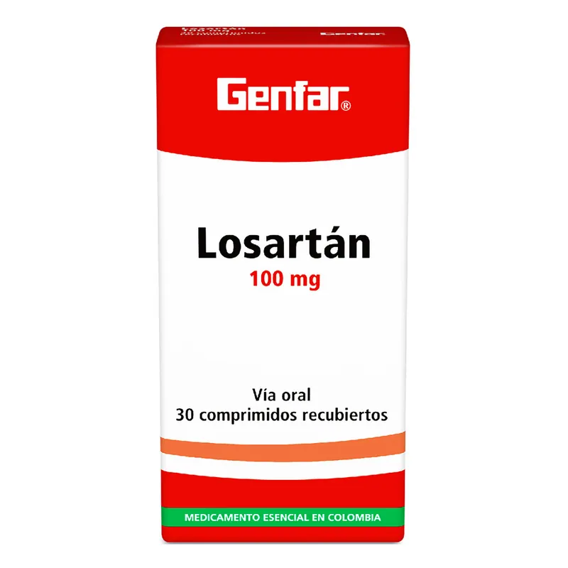 Losartan 100 mg 30 comprimidos GF