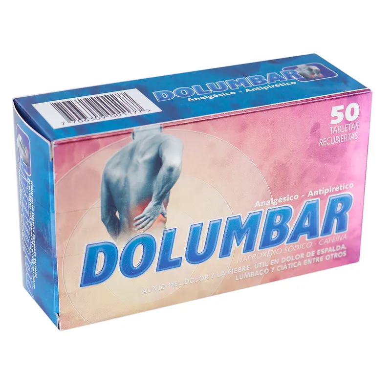 Dolumbar 220 mg/50 mg cafeína 50 tabletas