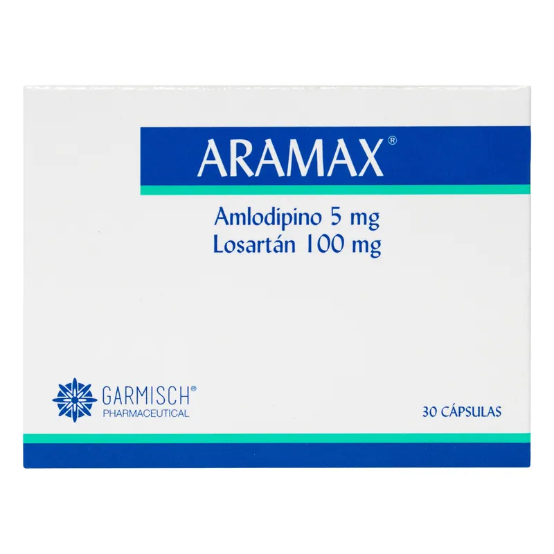 Aramax 5/100 mg 30 cápsulas