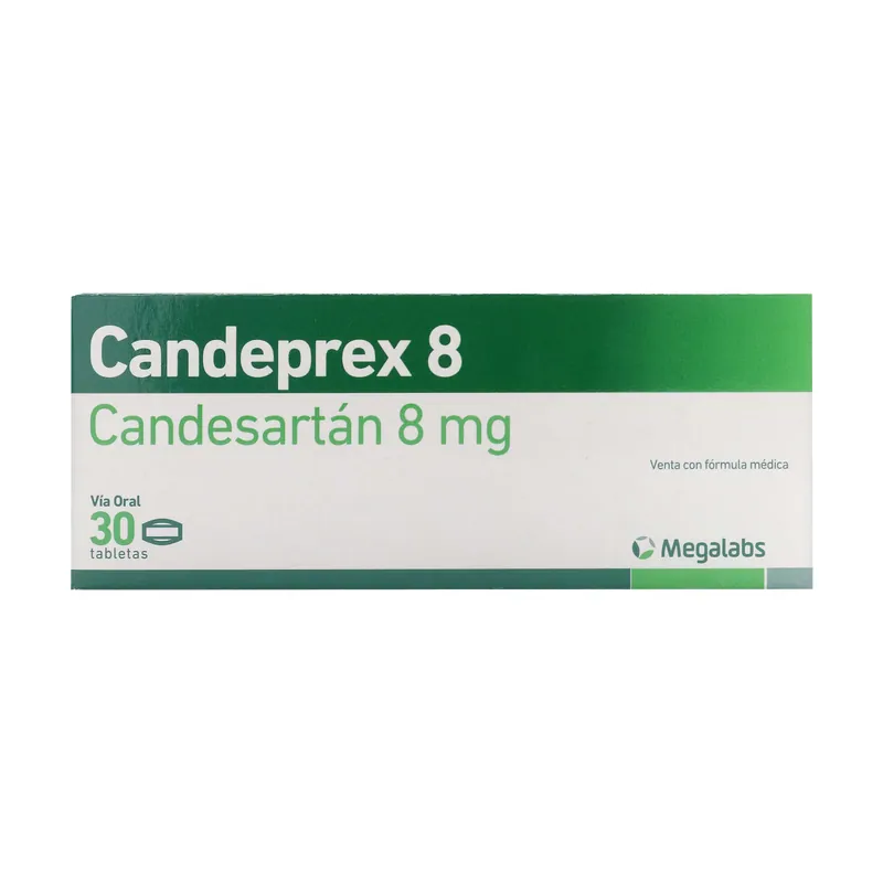 Candeprex 8 mg 30 tabletas