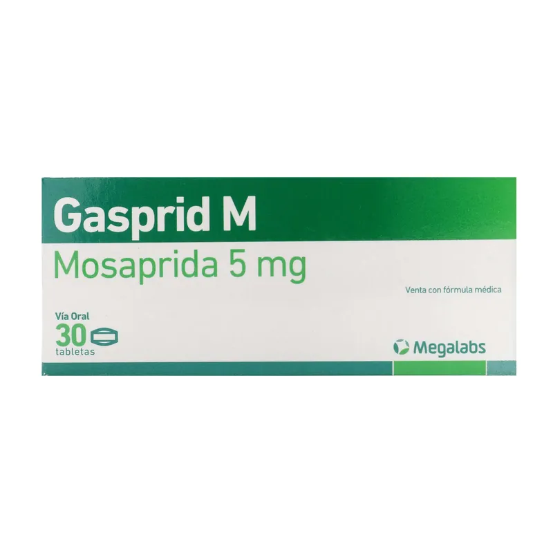 Gasprid M 5 mg 30 tabletas