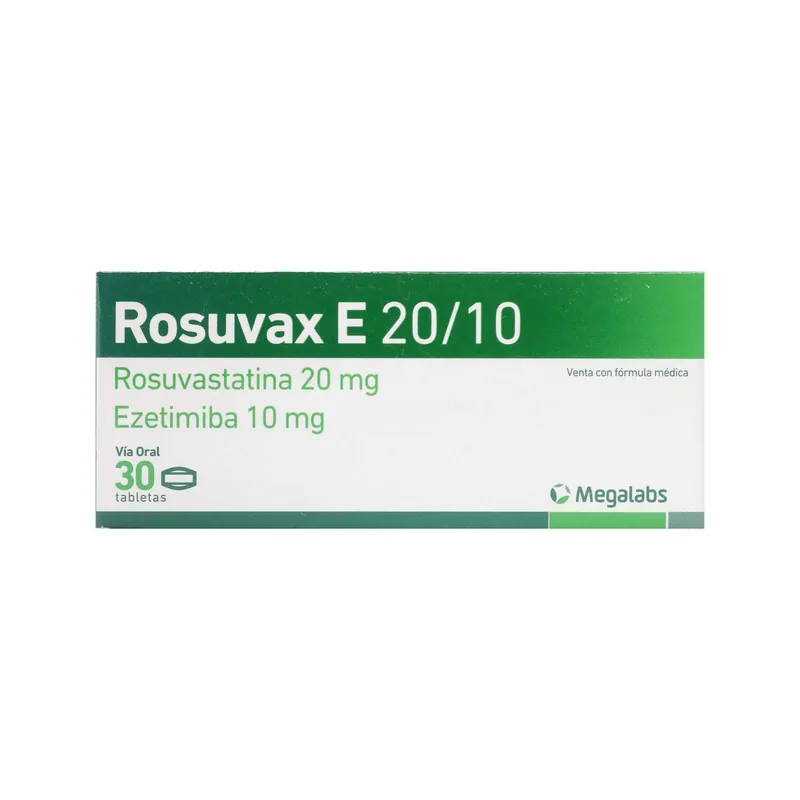 Rosuvax E 20 mg 30 tabletas