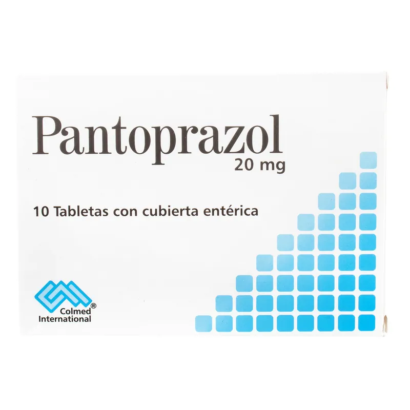 Pantoprazol 20 mg 10 tabletas PC