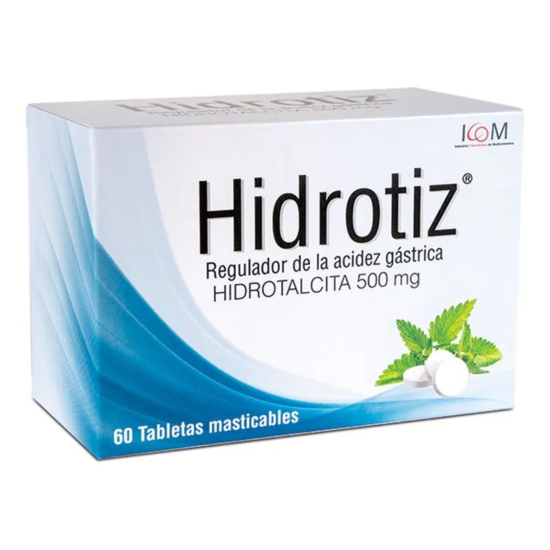 Hidrotiz 500 mg 60 tabletas ICOM MQ