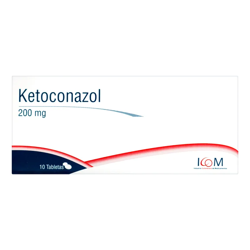 Ketoconazol 200 mg 10 tabletas ICOM MQ