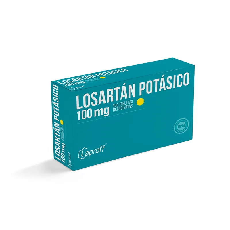 Losartan 100 mg 300 tabletas LP