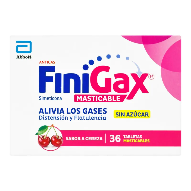 Finigax Masticable Cereza 36 tabletas