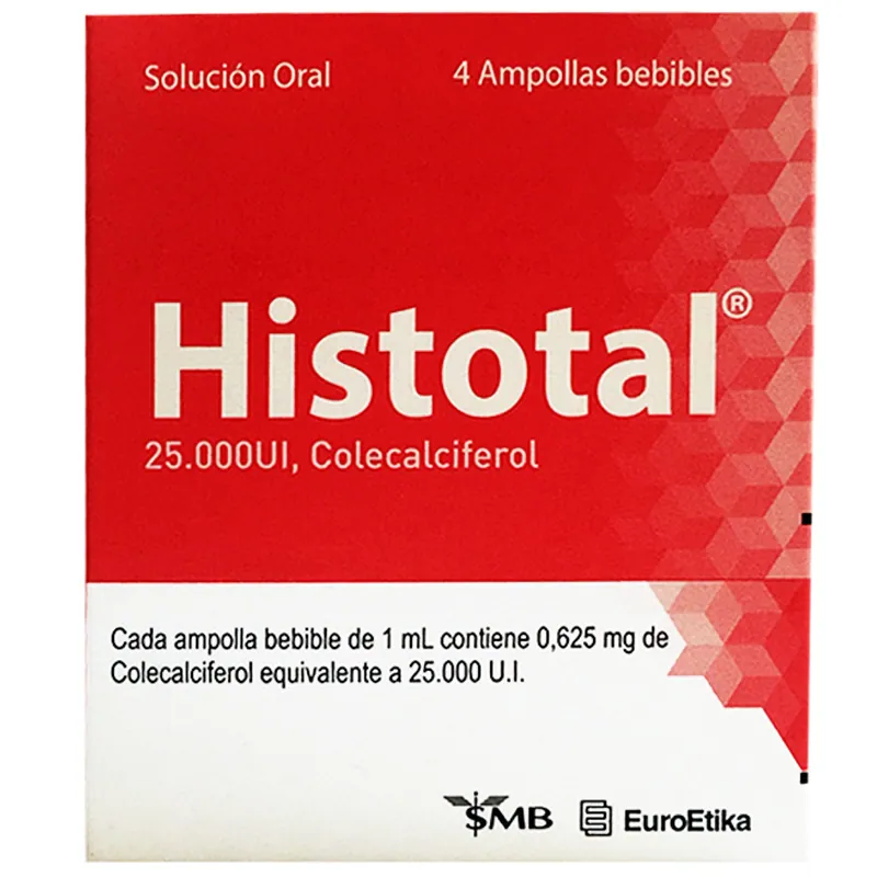 Histotal 25.000 UI 4 ampolla Bebibles