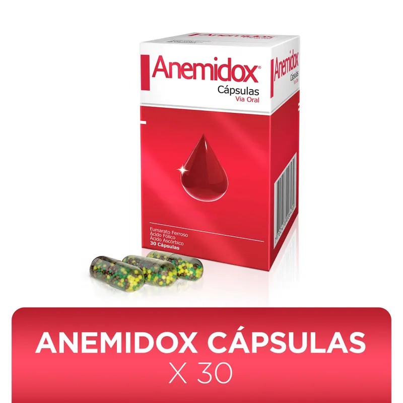 Anemidox 30 cápsulas