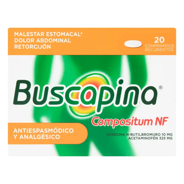 Buscapina NF Compositum 325/10 mg 20 tabletas