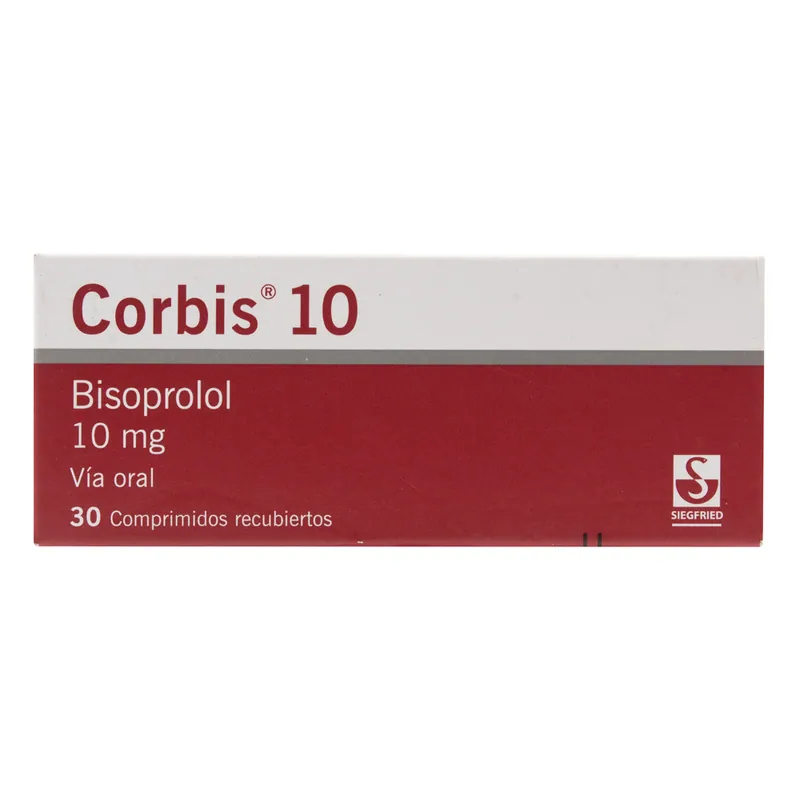 Corbis Bisoprolol 10 mg 30 tabletas