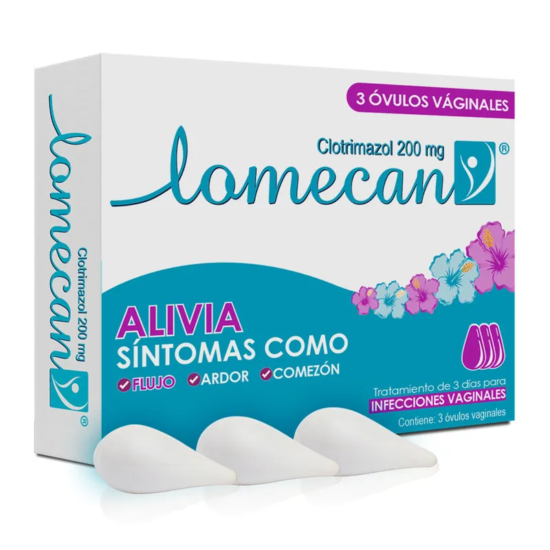 Lomecan Clotrimazol 200 mg 3 Ovu Vag