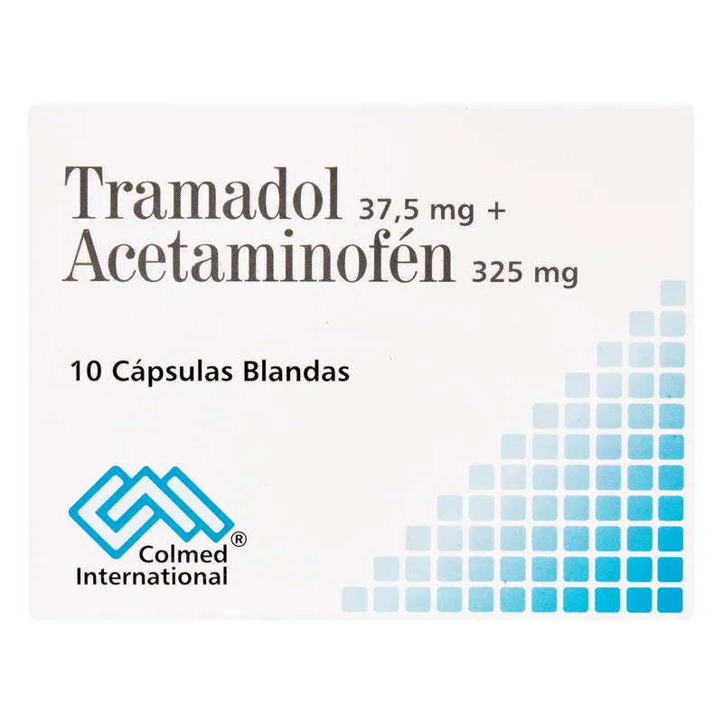 Tramadol 37.5 Mg+acetam 325 mg 10caps PC